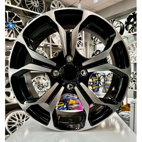 KM 16 JANT 6.5 İNÇ ET40 4*108 63.4 BALCK JANT MODELİ