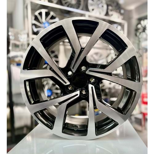 KM 16 JANT 7 İNÇ ET35 5*100 57.1 DEEP BALCK DİAMOND JANT MODELİ
