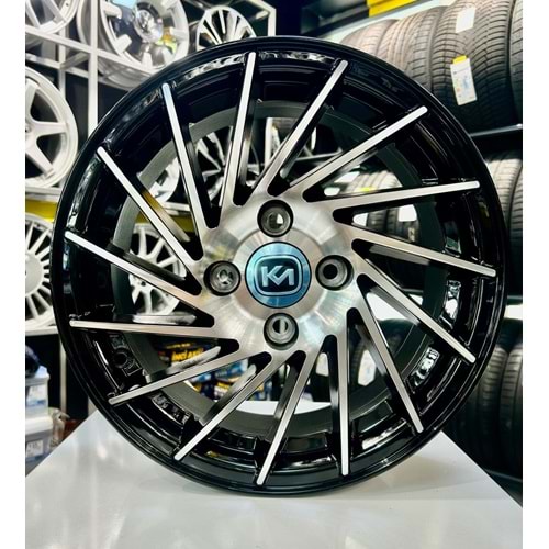 KM 14 JANT 6 İNÇ ET35 4*100 67.2 BLACK DİAMOND JANT MODELİ