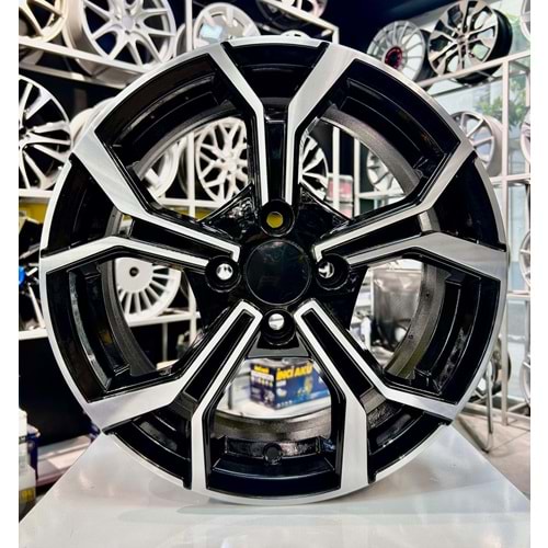 SONIC 15 JANT 6.5 İNÇ ET35 4*100 67.1 BLACK DIAMOND JANT MODELİ - 15440