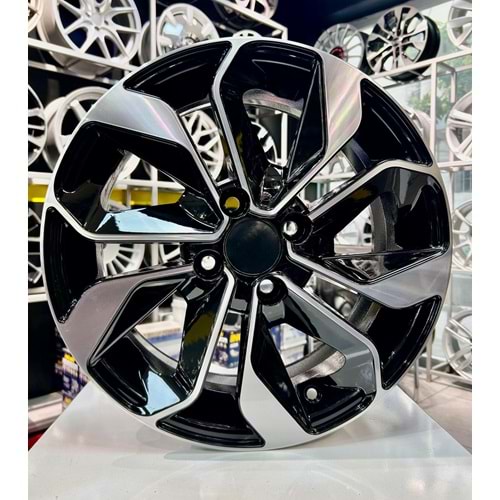 SONIC 15 JANT 6.5 İNÇ ET35 4*100 67.1 DEEP BLACK DIAMOND GLOSS JANT MODELİ - 15361