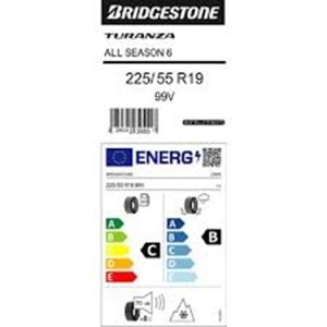 BRİDGESTONE 225/55R19 99V TURANZA ALL SEASON 6 LASTİK 2024