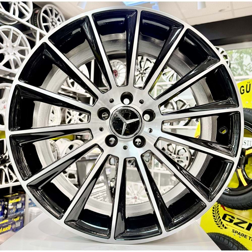 R1 19 JANT 9.5 İNÇ 5*112 ET48 66.6 MERCEDES AMG BLACK DIAMOND JANT MODELİ - R1-1017/10