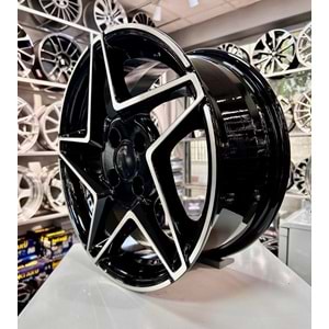 R1 15 JANT 6.5 İNÇ ET35 4*100 67.1 DEEP BLACK DİAMOND JANT MODELİ - 15090