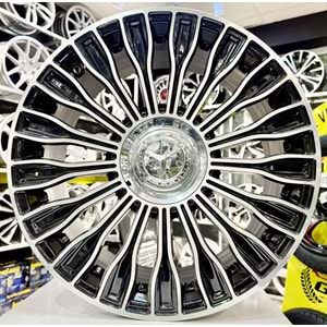 R1 18 JANT 9 İNÇ ET43 5*112 66.6 MERCEDES C180 C220 DEEP BLACK DİAMOND JANT MODELİ
