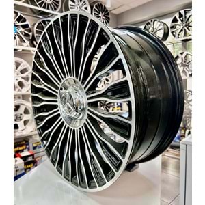 R1 18 JANT 8 İNÇ ET43 5*112 66.6 MERCEDES C180 C220 DEEP BLACK DİAMOND JANT MODELİ