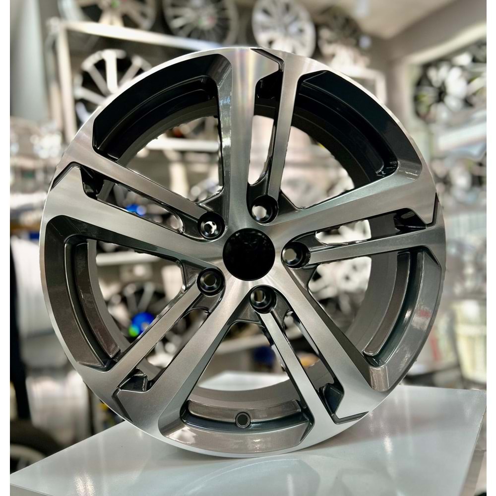 KM 16 JANT 6.5 İNÇ ET25 5*108 65.1 GUN METAL JANT MODELİ