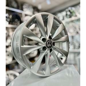 R1K 16 JANT 6.5 İNÇ ET35 5*100 67.1 VOLKSWAGEN POLO SILVER JANT MODELİ