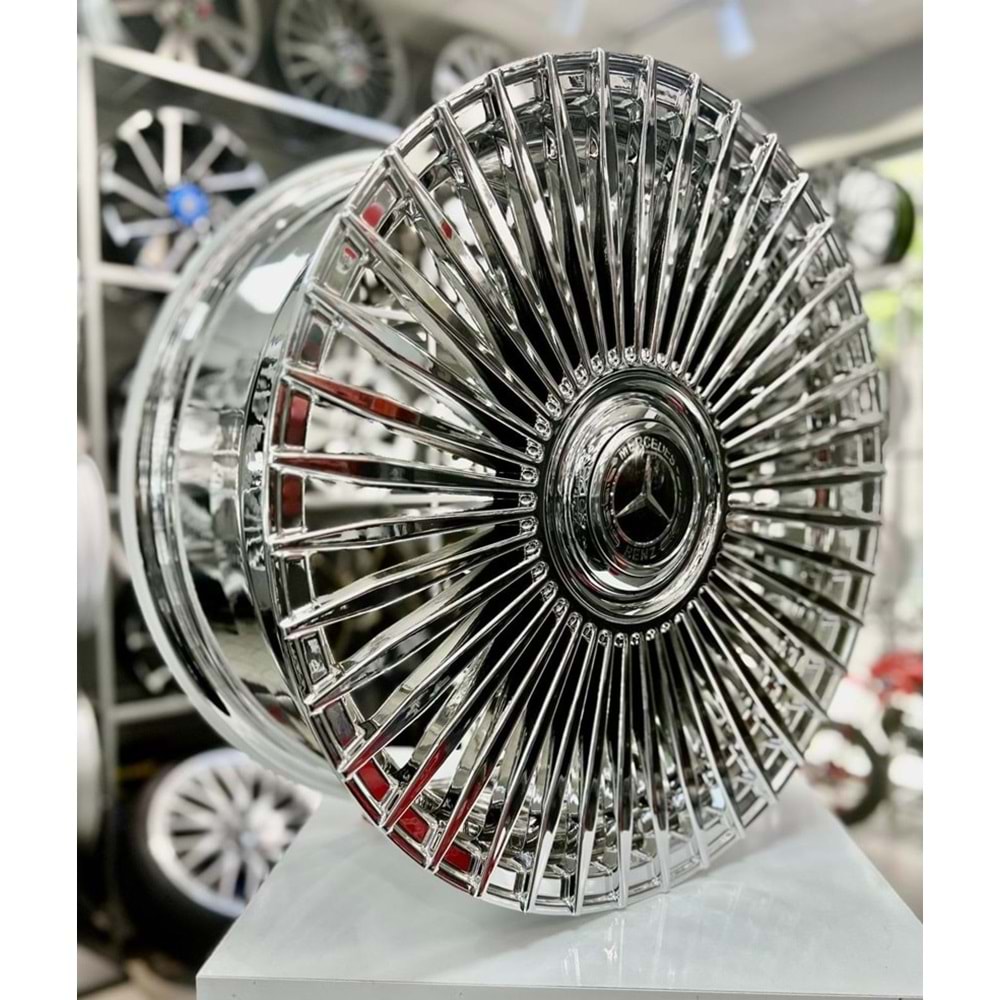 R1W 19 JANT 9.5 İNÇ ET35 5*112 66.6 MERCEDES CİVALI KAPAK KROM ESCOPAR JANT MODELİ